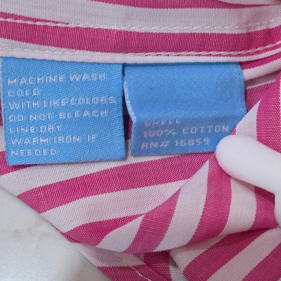 Men's J McLaughlin Long Sleeve Dress Shirt, Size Large - Picture 7 of 8